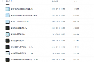 学而思 徐德直初二春数学目标班(全国)